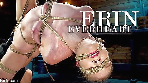 Brand New Redhead Suffers In Bondage With The Pope And Erin Everheart