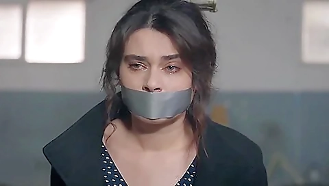 Turkish Actress Yagmur Sahbazova Tape Gagged Again