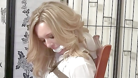 Secretary Gagged And Bound