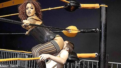 Daisy Ducati And Slave Fluffy In Mean Wrestling Federation Presents Vs Fluffy