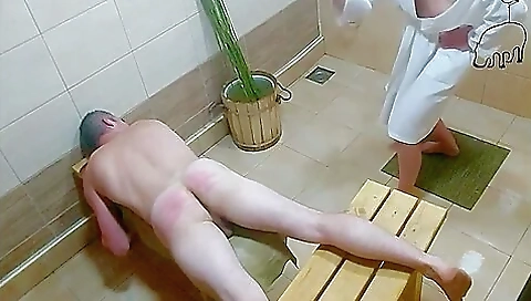 Bath Day. 1. Birching In Russian Style