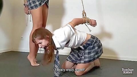 Babysitter Dominatrix Tied Up And Punished Two Naughty Scho